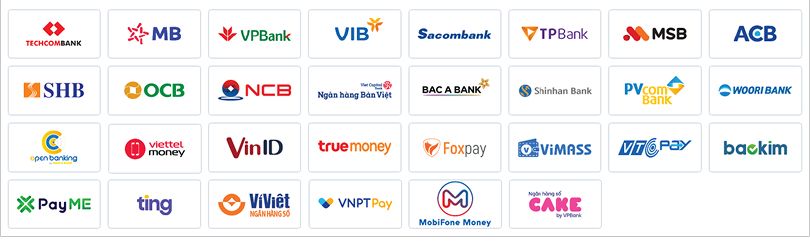 VNPAY QR Payment Apps and Wallets